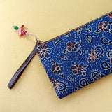 Ajrakh Long Wallet Blue Bagh