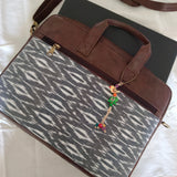 Ikat Laptop Bag Grey Diamond