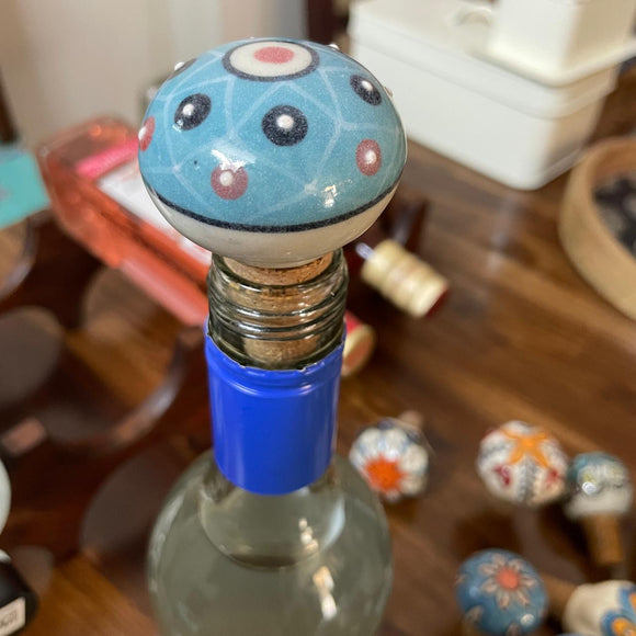 Ceramic Wine Bottle Stopper Star