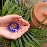 Copper Enamel Diya Print