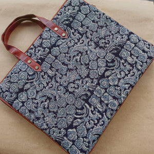 Laptop Sleeve Kalamkari Grey