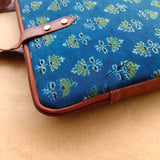 Laptop Sleeve Ajrakh Blue Booti