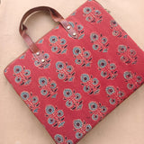 Laptop Sleeve Ajrakh Red Booti