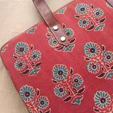 Laptop Sleeve Ajrakh Red Booti