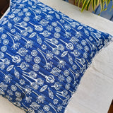 Cotton Quilted Cushion Cover 'Opium'