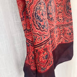 Ajrakh Modal Stole Red