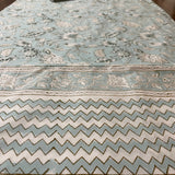 Asmani Handblock Printed Bedsheet