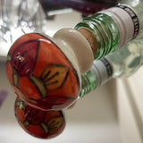 Ceramic Wine Bottle Stopper Dark