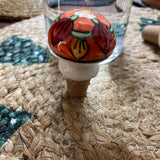 Ceramic Wine Bottle Stopper Dark