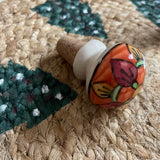 Ceramic Wine Bottle Stopper Dark