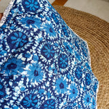 Quilted Cotton Cushion Cover Bagh