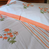 Aboli Handblock Printed Bedsheet