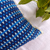Quilted Cotton Cushion Cover 'Cross'