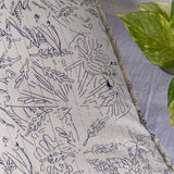 Cotton Quilted Cushion Cover 'Twigs'