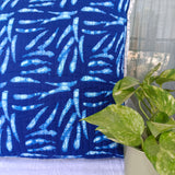 Cotton Quilted Cushion Cover 'Twigs'
