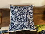 Cotton Quilted Cushion Cover 'Opium'