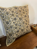 Cotton Quilted Cushion Cover Ashbrown Bel