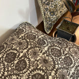 Cotton Quilted Cushion Cover Ashbrown 'Bagh'
