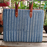 Laptop Sleeve Dabu Blue Stripes