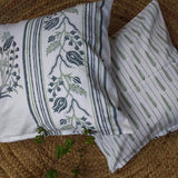 Gulmohar Handblock Printed Reversible Cushion Cover