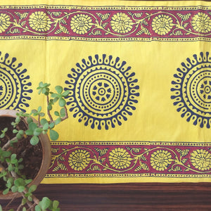 Polysilk Handblock Printed Runner