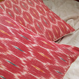 Ikat Cotton Cushion Cover Gulabi