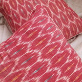 Ikat Cotton Cushion Cover Gulabi