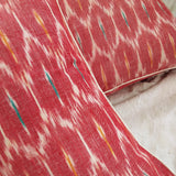 Ikat Cotton Cushion Cover Gulabi