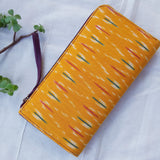 Ikat Long Wallet Yellow Lines