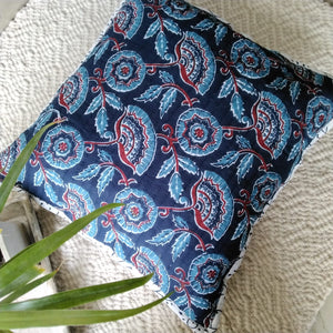 Quilted Cotton Cushion Cover Phool