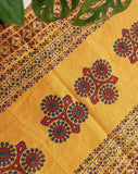 Handblock printed Table Runner Marigold