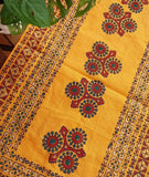 Handblock printed Table Runner Marigold