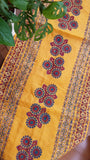 Handblock printed Table Runner Marigold