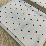 Fabric Cover Notebook- dots