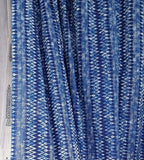 Indigo Cotton Curtain Zigzag