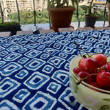 Cotton Reversible Table Runner Squares