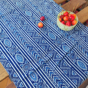 Cotton Reversible Table Runner Stripes