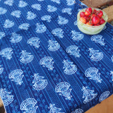 Cotton Reversible Table Runner Bellflower